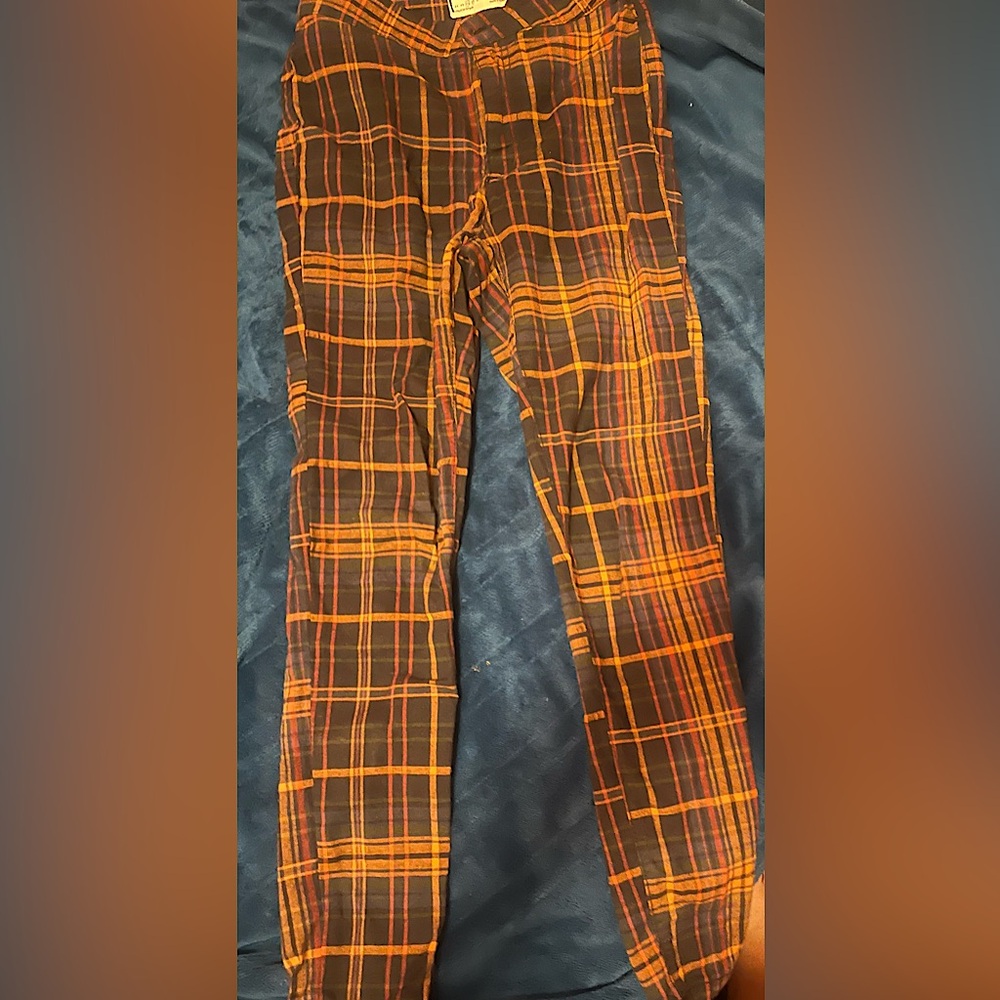 Free people plaid pants S 26